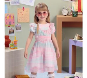 Vestido Festa Infantil Fluido