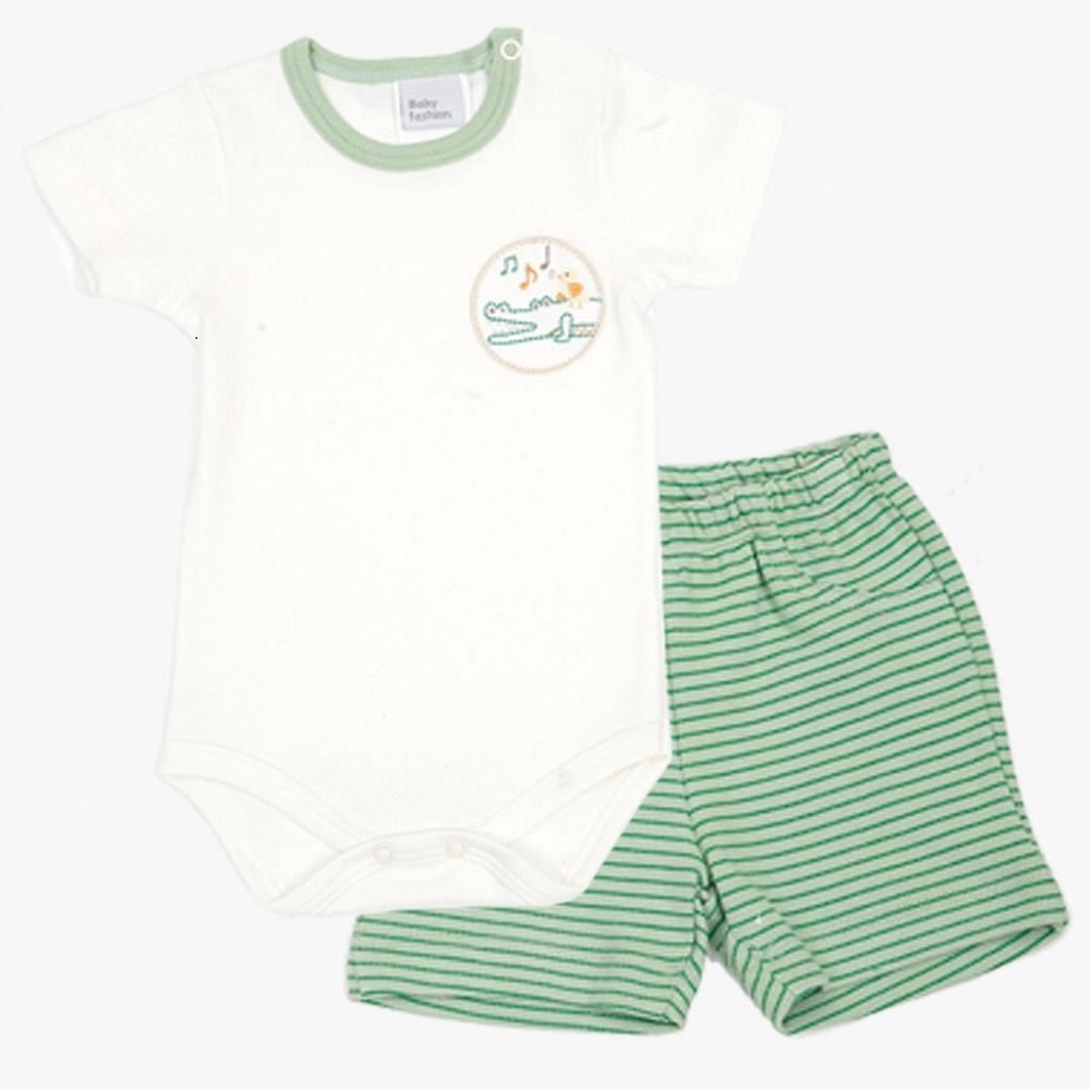 Conjunto De Body Jacare