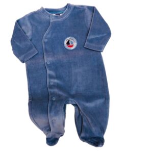 Macacao Bebê Plush Azul Bebê