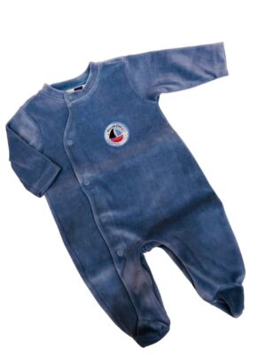 Macacao Bebê Plush Azul Bebê