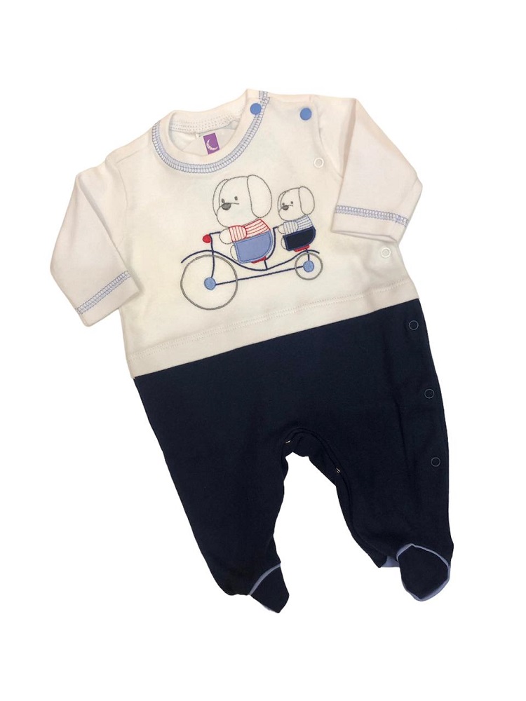 Macacao Bebe Cachorros Bf37038