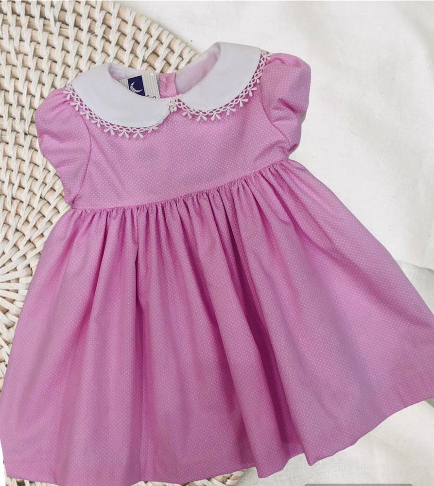 Vestido Bebê Poá
