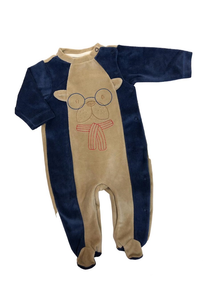Macacao Bebe Cachorro Bf 38050