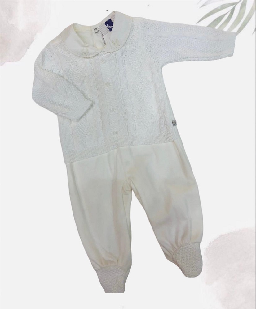 Macacão Bebê Linha Off White