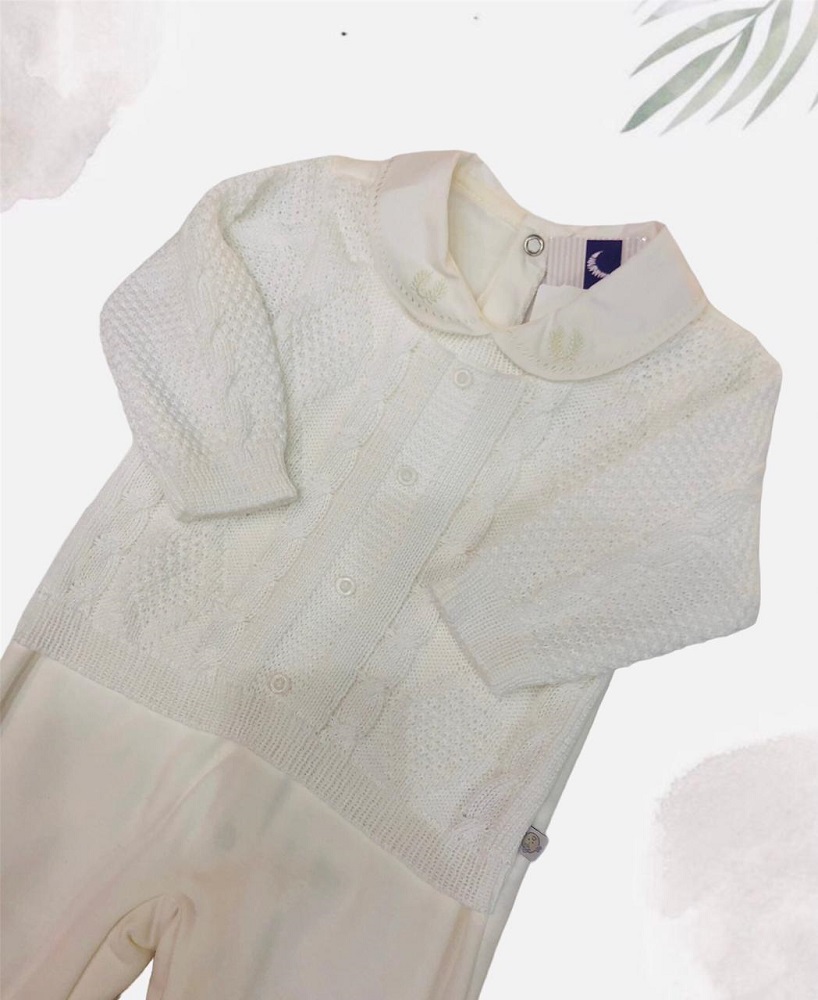 Macacão Bebê Linha Off White
