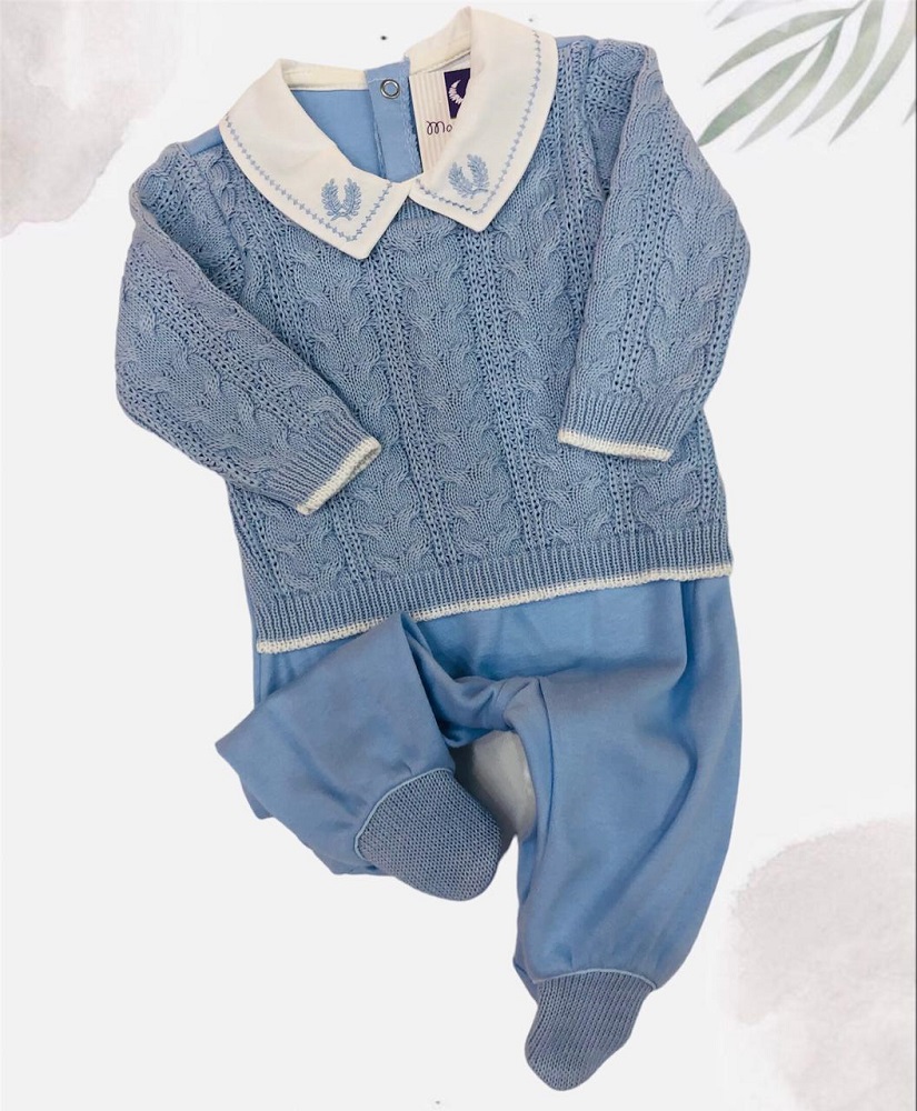 Macacão Bebê Linha Azul