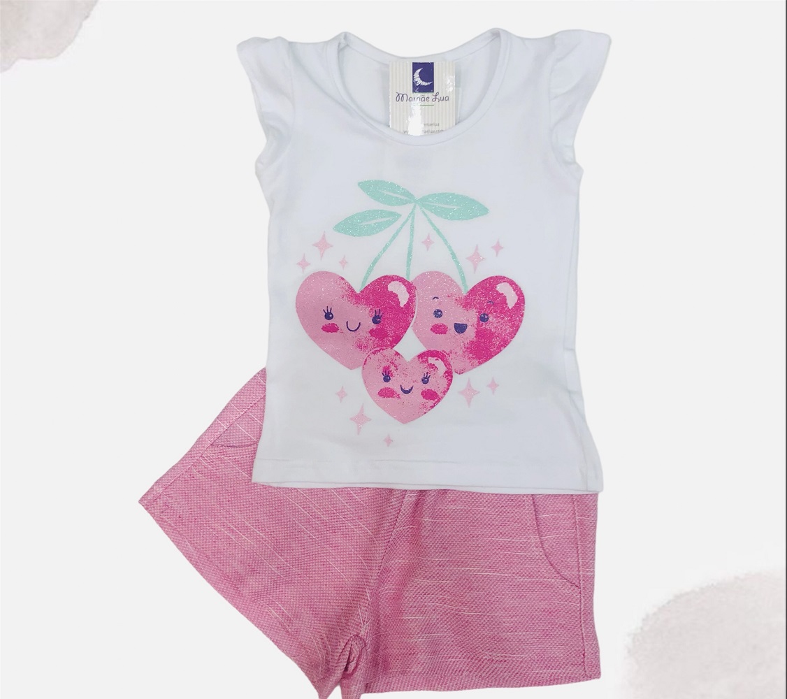 Conjunto Infantil Cereja