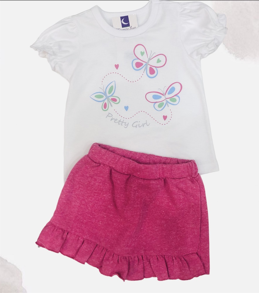 Conjunto Infantil Borboleta
