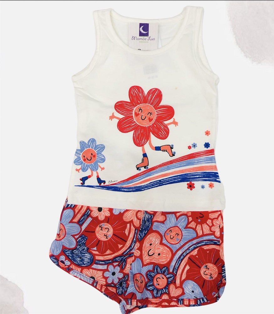 Conjunto Infantil Floral
