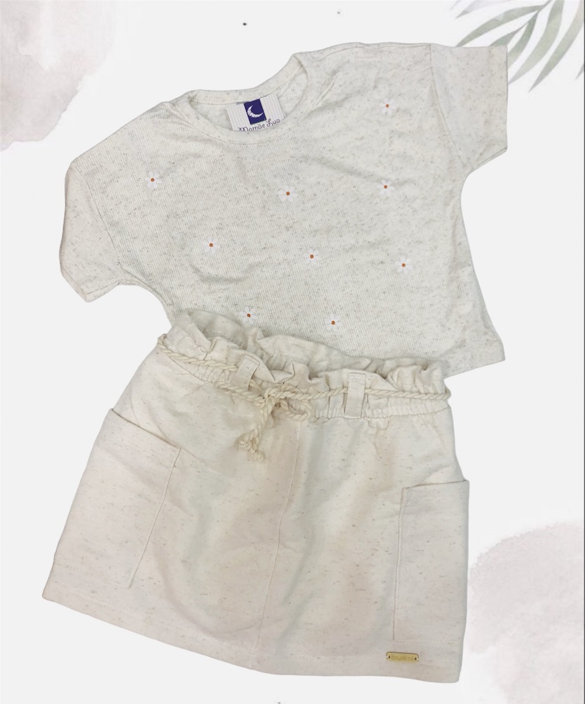 Conjunto Infantil Margaridas