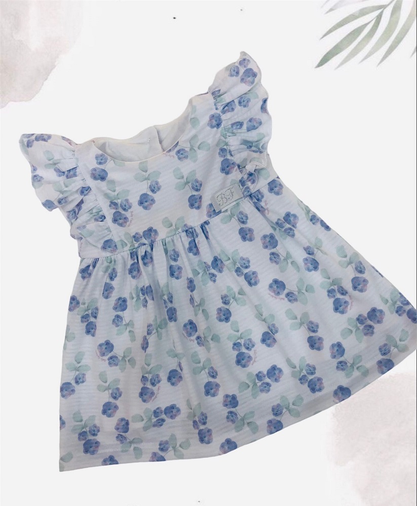 Vestido Bebê Hortênsias