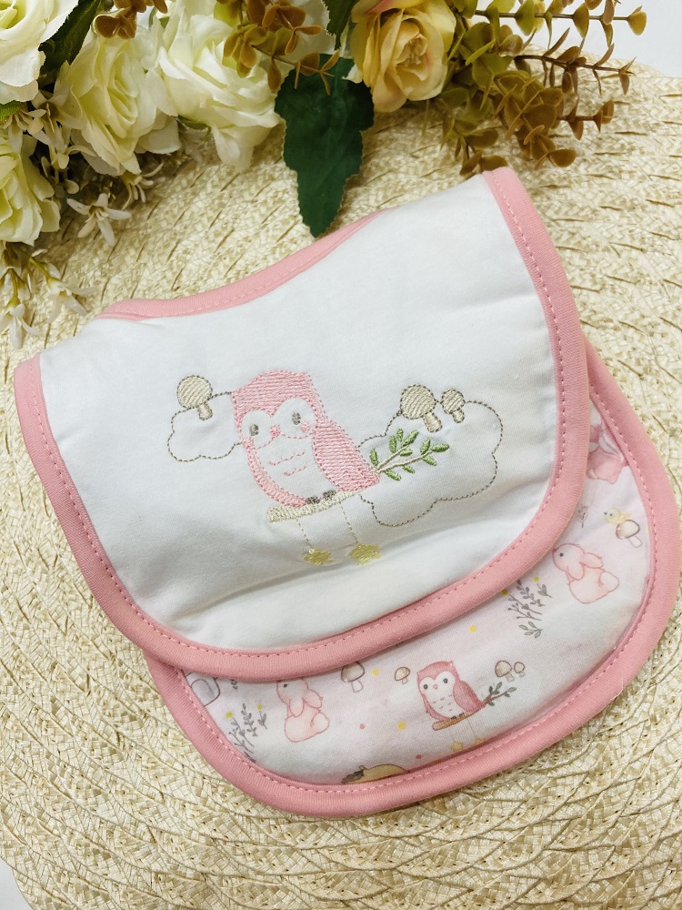 Kit 2 Babadores Atoalhado Bebe