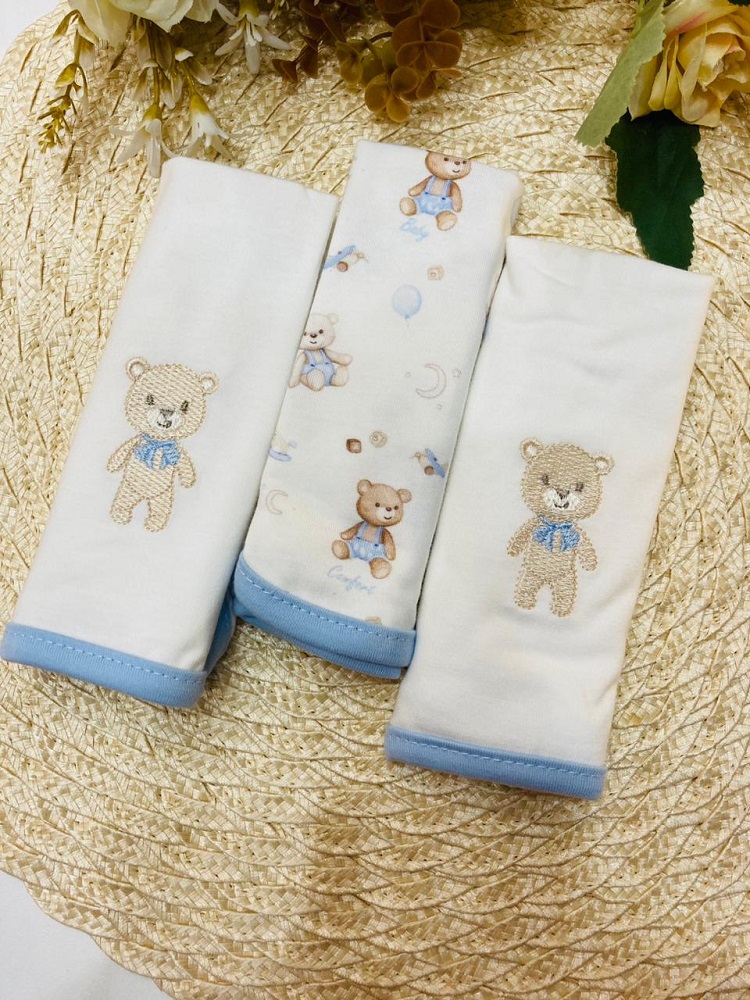 Kit Fralda De Boca Em Malha Bebe