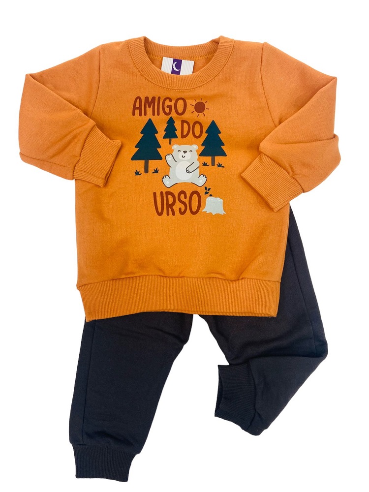 Conjunto Bebê Amigo Do Urso