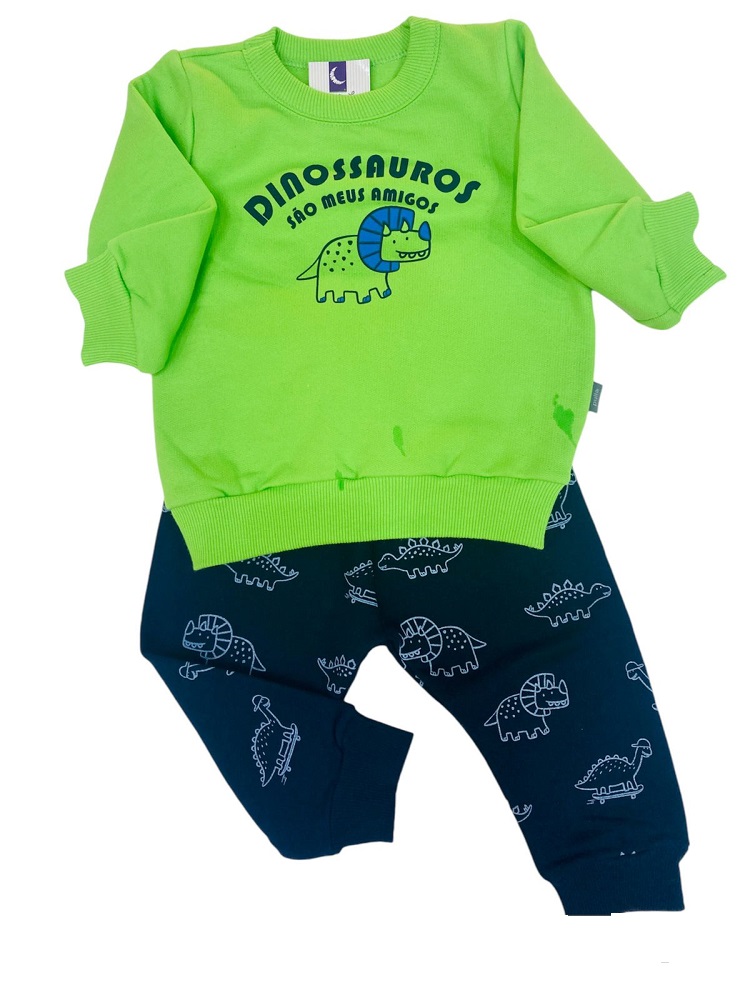 Conjunto Bebê Verde Limão