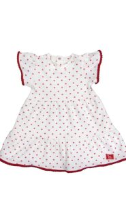 Vestido Coracões Bebê