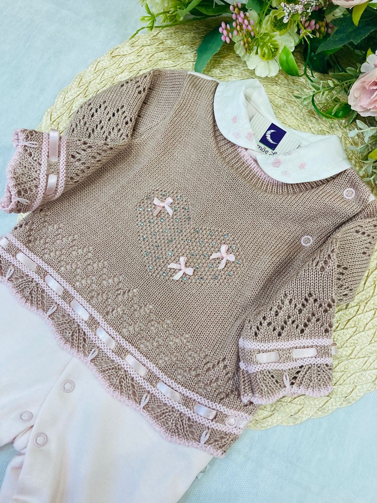 Macacão Manga Longa Tricot Aurora