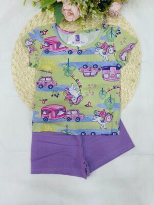 Conjunto Infanti Menina Unicórnio Infantil