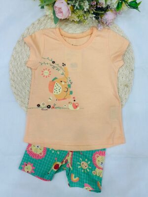 Conjunto Infantil Menina Safari