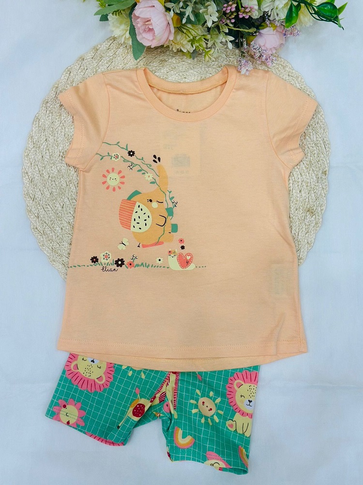 Conjunto Infantil Menina Safari