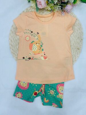 Conjunto Infantil Menina Safari