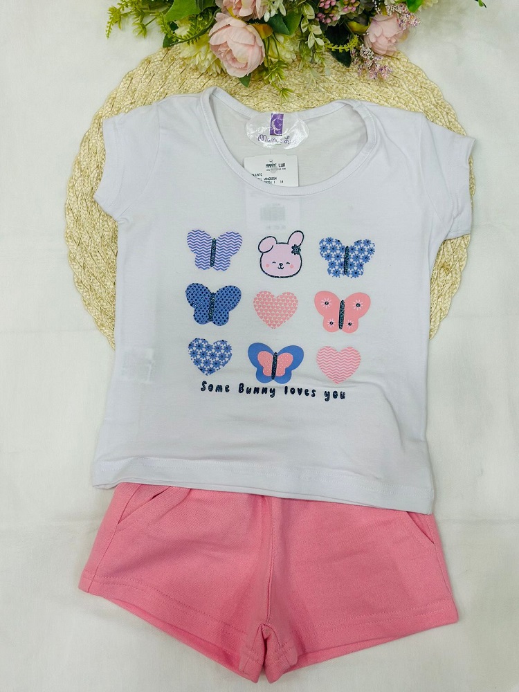 Conjunto Infantil Menina Borboleta