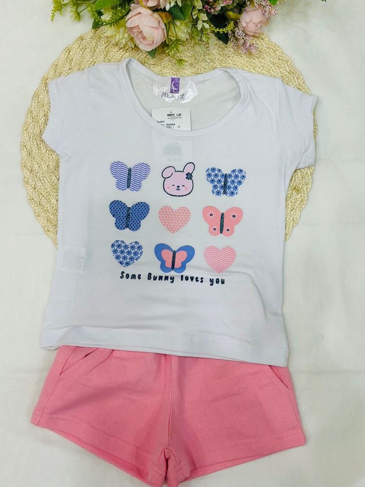 Conjunto Infantil Menina Borboleta