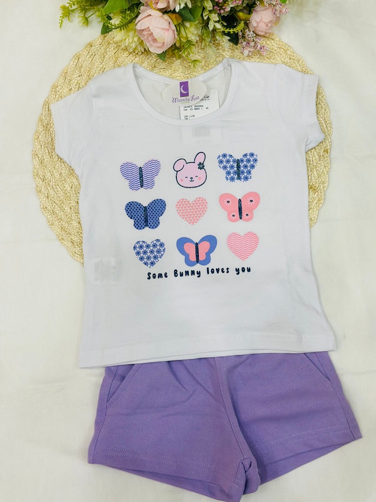 Conjunto Infantil Menina Borboleta