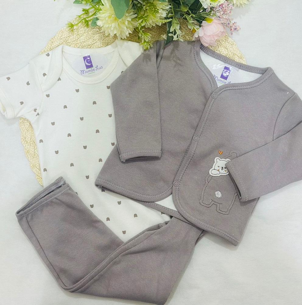 Conjunto 3 Peças Ursinho