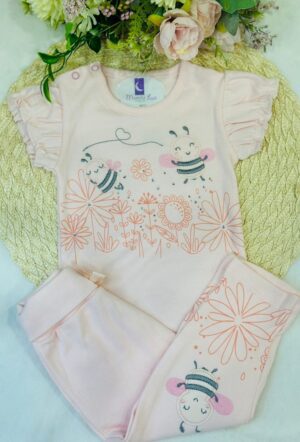 Conjunto Bebê Abelha Feminino Sortido