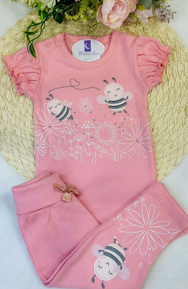 Conjunto Bebê Abelha