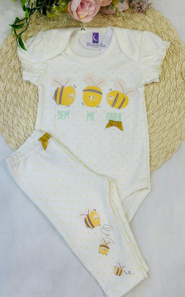 Conjunto Bebê Abelha