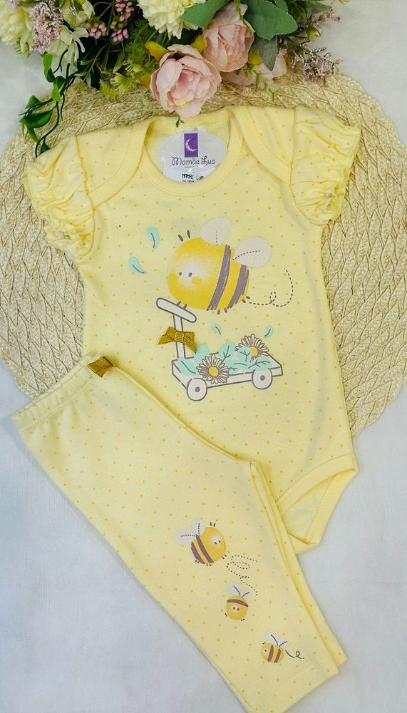 Conjunto Bebê Abelha