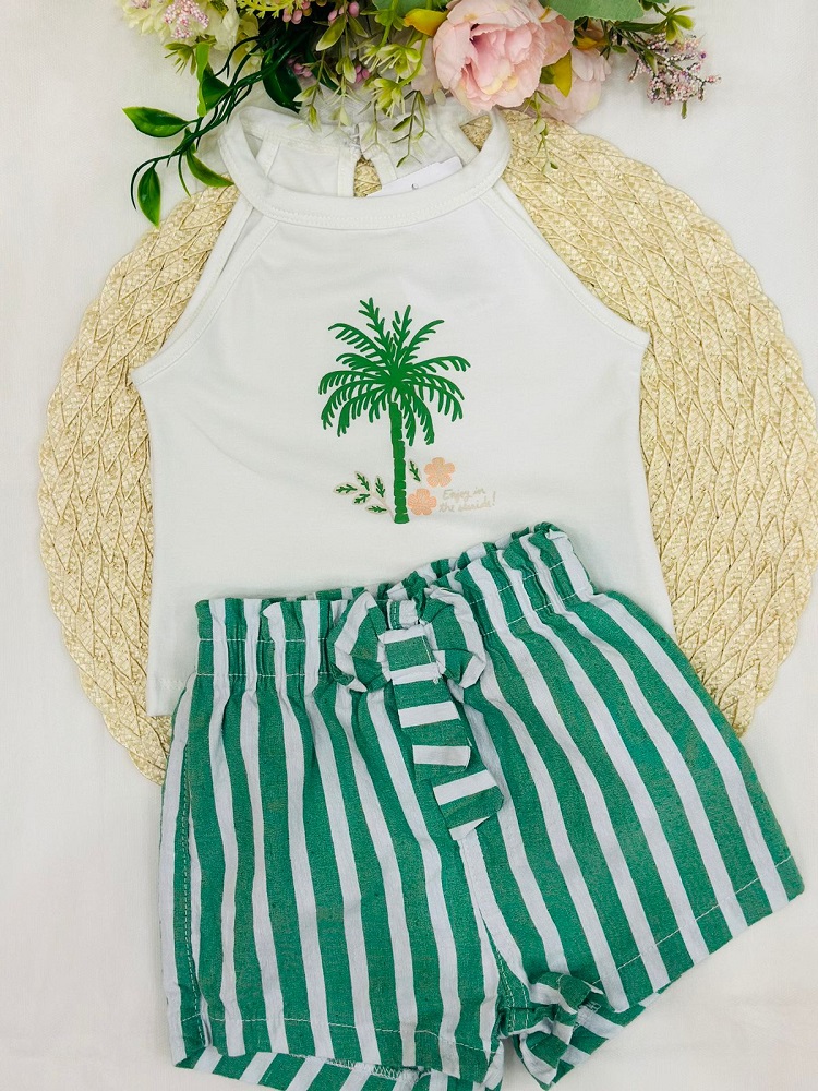 Conjunto Infantil Menina Coqueiro