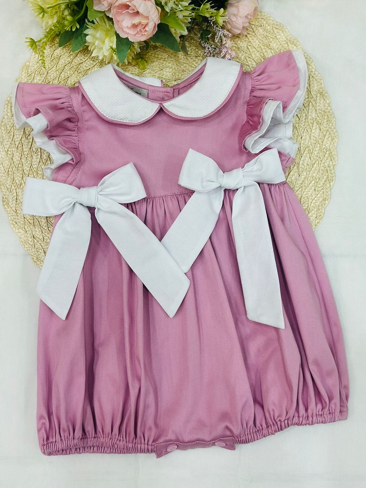 Romper Para Bebê Rose