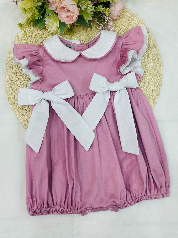 Romper Para Bebê Rose