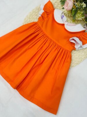 Vestido Bebê Laranja