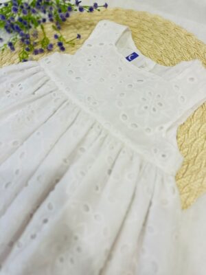 Vestido Branco Laise Bebê