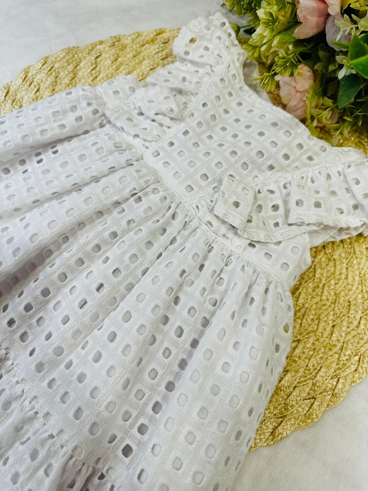 Vestido Branco Bebê Laise