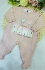 Macacão Bebê Longo Casinha