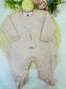 Macacão Bebê Longo Borboleta