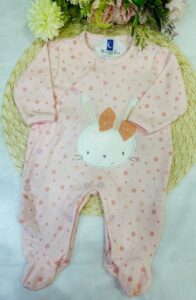 Macacão Longo Estampado Coelha