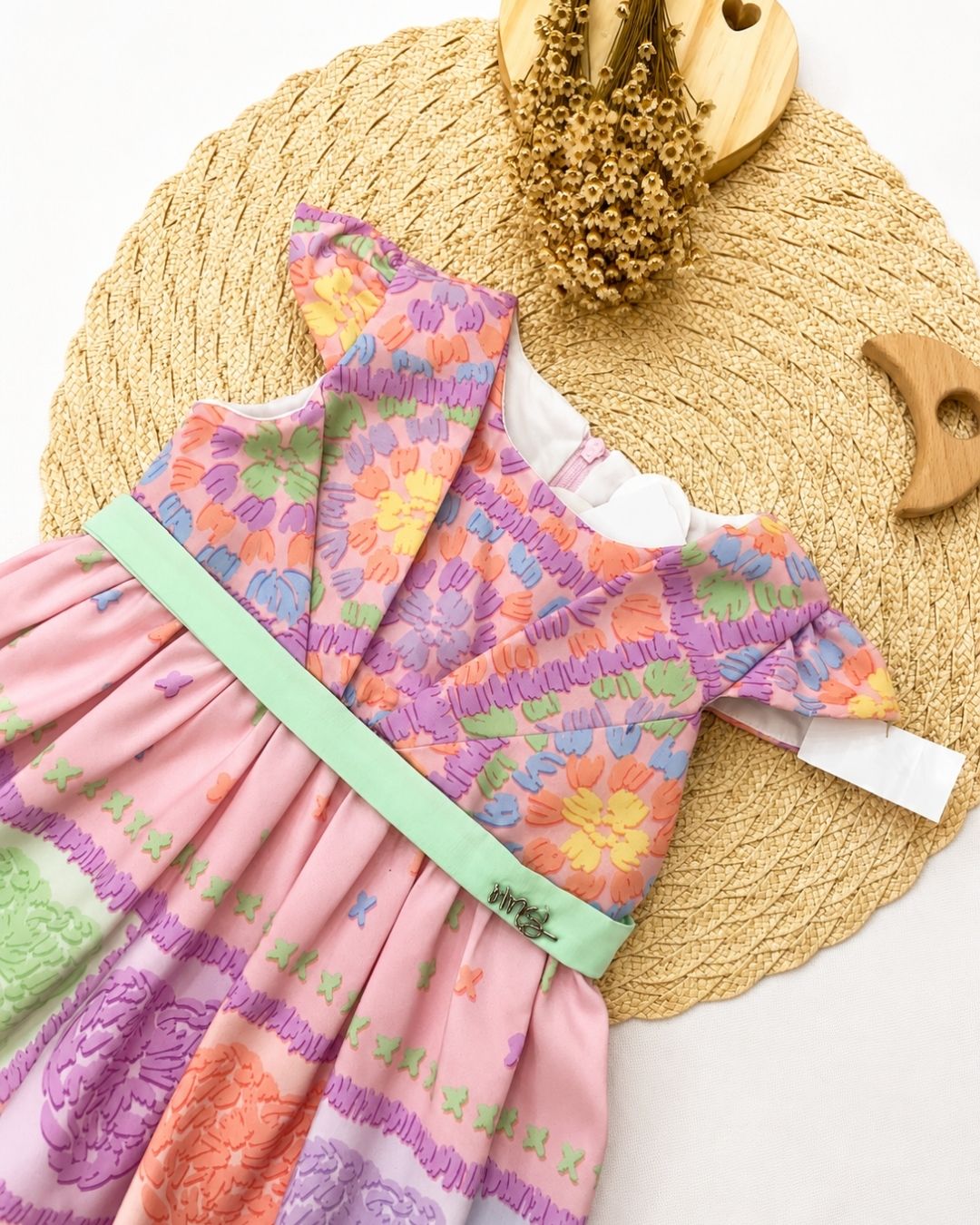 Vestido Bebê Estampado Candy Colors