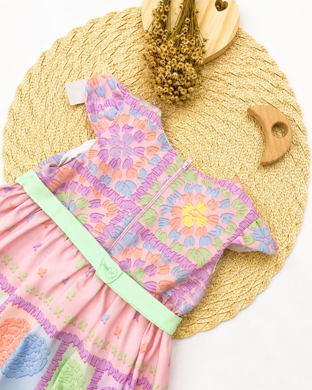 Vestido Bebê Estampado Candy Colors