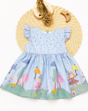 Vestido Bebê Chuva De Encantos Infantil