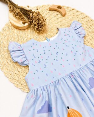 Vestido Bebê Chuva De Encantos Infantil