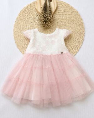 Vestido De Festa Bebê Com Renda Infantil