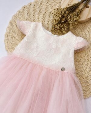 Vestido De Festa Bebê Com Renda Infantil