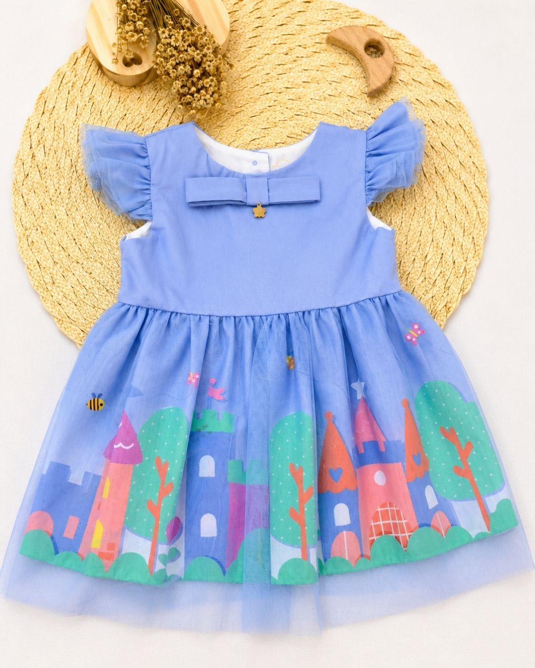 Vestido Bebê Castelo Encantado