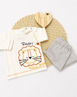 Conjunto Bebê Leãozinho Roar Infantil